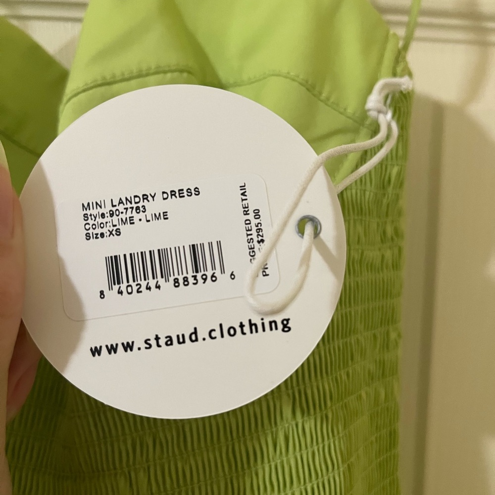 STAUD mini Landry dress NWT - Picture 5 of 6